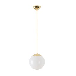 ISIS P1 PM závěsné plastové svítidlo mosaz / bílá IP40 3000 K 8W LED - OSMONT Obrázek pro produkt ISIS P1 PM závěsné plastové svítidlo mosaz / bílá IP40 3000 K 8W LED - OSMONT