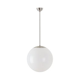 ISIS P3 PM závěsné plastové svítidlo kartáčovaná nerez / bílá IP40 40W E27 HF - OSMONT Obrázek pro produkt ISIS P3 PM závěsné plastové svítidlo kartáčovaná nerez / bílá IP40 40W E27 HF - OSMONT