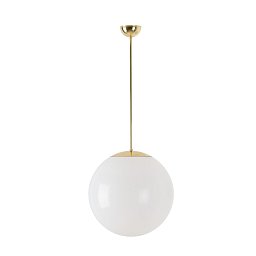ISIS P3 PM závěsné plastové svítidlo mosaz / bílá IP40 40W E27 HF - OSMONT Obrázek pro produkt ISIS P3 PM závěsné plastové svítidlo mosaz / bílá IP40 40W E27 HF - OSMONT