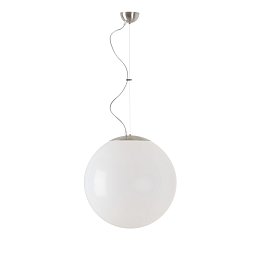 ISIS L5 PM závěsné plastové svítidlo kartáčovaná nerez / bílá IP40 3000 K 48W LED - OSMONT Obrázek pro produkt ISIS L5 PM závěsné plastové svítidlo kartáčovaná nerez / bílá IP40 3000 K 48W LED - OSMONT