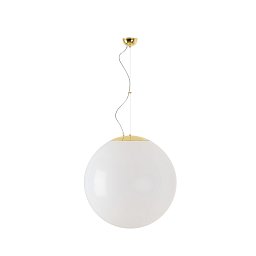 ISIS L5 PM HP závěsné plastové svítidlo mosaz / bílá IP40 4000 K 65W LED - OSMONT Obrázek pro produkt ISIS L5 PM HP závěsné plastové svítidlo mosaz / bílá IP40 4000 K 65W LED - OSMONT