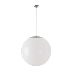 ISIS S5 PM závěsné plastové svítidlo kartáčovaná nerez / bílá IP40 25W E27 - OSMONT Obrázek pro produkt ISIS S5 PM závěsné plastové svítidlo kartáčovaná nerez / bílá IP40 25W E27 - OSMONT
