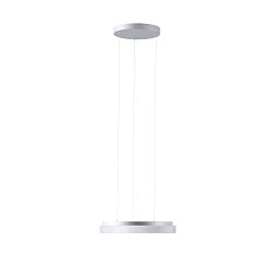 CORVUS LE1 závěsné plastové svítidlo stříbrná / bílá IP40 3000 K 25W LED - OSMONT Obrázek pro produkt CORVUS LE1 závěsné plastové svítidlo stříbrná / bílá IP40 3000 K 25W LED - OSMONT