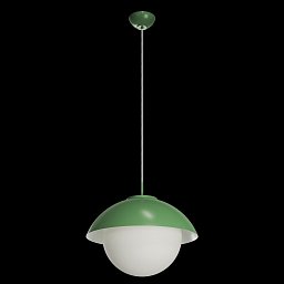 LUKIDA ST3 závěsné skleněné svítidlo zelená / bílá IP40 4000 K 27W LED - OSMONT Obrázek pro produkt LUKIDA ST3 závěsné skleněné svítidlo zelená / bílá IP40 4000 K 27W LED - OSMONT