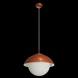 LUKIDA ST3 závěsné skleněné svítidlo terakota / bílá IP40 3000 K 27W LED - OSMONT Obrázek pro produkt LUKIDA ST3 závěsné skleněné svítidlo terakota / bílá IP40 3000 K 27W LED - OSMONT