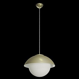 LUKIDA ST3 závěsné skleněné svítidlo zlatá / bílá IP40 3000 K 27W LED - OSMONT Obrázek pro produkt LUKIDA ST3 závěsné skleněné svítidlo zlatá / bílá IP40 3000 K 27W LED - OSMONT