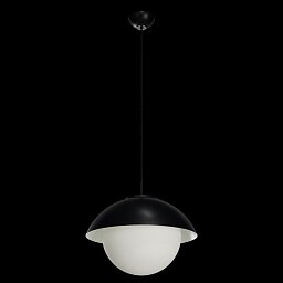 LUKIDA ST3 závěsné skleněné svítidlo černá / bílá IP40 3000 K 27W LED - OSMONT Obrázek pro produkt LUKIDA ST3 závěsné skleněné svítidlo černá / bílá IP40 3000 K 27W LED - OSMONT