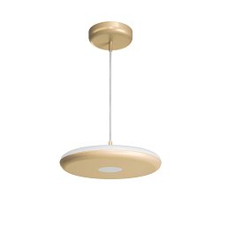 ZETA ST1 PF závěsné plastové svítidlo zlatá / bílá IP40 3000 K 31W LED - OSMONT Obrázek pro produkt ZETA ST1 PF závěsné plastové svítidlo zlatá / bílá IP40 3000 K 31W LED - OSMONT