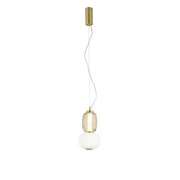 Závěsné svítidlo LED TOTEM zlatá 18 W 2000 lm 3000 K 17x196,5 cm - FANEUROPE Obrázek pro produkt Závěsné svítidlo LED TOTEM zlatá 18 W 2000 lm 3000 K 17x196,5 cm - FANEUROPE