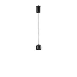 Závěsné LED svítidlo Yoyo (černé, kov + akryl) 6 W, 3000 K, pr. 10 x 200 cm - FANEUROPE Obrázek pro produkt Závěsné LED svítidlo Yoyo (černé, kov + akryl) 6 W, 3000 K, pr. 10 x 200 cm - FANEUROPE