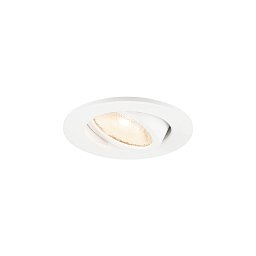 NEW TRIA® 45 DL, kulaté, vestavné stropní svítidlo, 2700 K, 24°, bílé - BIG WHITE (SLV) Obrázek pro produkt NEW TRIA® 45 DL, kulaté, vestavné stropní svítidlo, 2700 K, 24°, bílé - BIG WHITE (SLV)