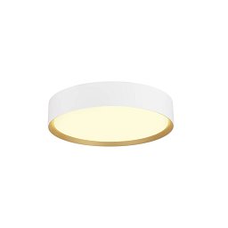 DECONA 30 CL, PHASE, povrchové stropní svítidlo, kulaté, 3000/4000K, 17 W, bílé/zlaté - BIG WHITE (SLV) Obrázek pro produkt DECONA 30 CL, PHASE, povrchové stropní svítidlo, kulaté, 3000/4000K, 17 W, bílé/zlaté - BIG WHITE (SLV)