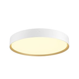 DECONA 42 CL, PHASE, stropní světlo pro povrchovou montáž, kulaté, 3000/4000 K, 23 W, bílá / zlatá - BIG WHITE (SLV) Obrázek pro produkt DECONA 42 CL, PHASE, stropní světlo pro povrchovou montáž, kulaté, 3000/4000 K, 23 W, bílá / zlatá - BIG WHITE (SLV)
