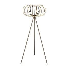 Stojací lampa Salo 48W 4800lm 3000K béžová / černá - GeeTi Obrázek pro produkt Stojací lampa Salo 48W 4800lm 3000K béžová / černá - GeeTi