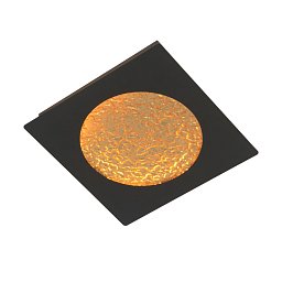 Nástěnné svítidlo Toulon 12W 1200lm 3000K černá / zlatá - GeeTi Obrázek pro produkt Nástěnné svítidlo Toulon 12W 1200lm 3000K černá / zlatá - GeeTi