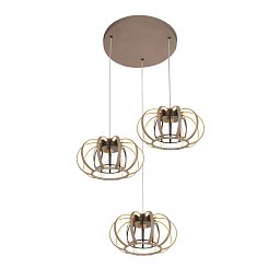 Závěsné svítidlo Salo 45W 4500lm 3000K béžová / černá - GeeTi Obrázek pro produkt Závěsné svítidlo Salo 45W 4500lm 3000K béžová / černá - GeeTi