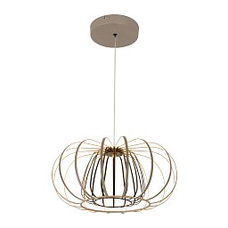 Závěsné svítidlo Salo 55W 5500lm 3000K béžová - GeeTi Obrázek pro produkt Závěsné svítidlo Salo 55W 5500lm 3000K béžová - GeeTi