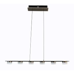 Závěsné svítidlo Cassis 30W 3000lm 3000K černý chrom - GeeTi Obrázek pro produkt Závěsné svítidlo Cassis 30W 3000lm 3000K černý chrom - GeeTi