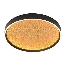 Stropní svítidlo Bormes 60W 6000lm 3000K černá / zlatá - GeeTi Obrázek pro produkt Stropní svítidlo Bormes 60W 6000lm 3000K černá / zlatá - GeeTi