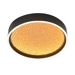 Stropní svítidlo Bormes 42W 4200lm 3000K černá / zlatá - GeeTi Obrázek pro produkt Stropní svítidlo Bormes 42W 4200lm 3000K černá / zlatá - GeeTi