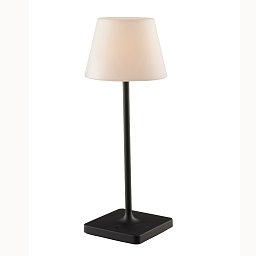 Nabíjecí venkovní stolní svítidlo JAMMIN černá, kov, LED 2,2 W, 60 lm, 3000 K, stmívatelné, IP54, 39 x 15 cm - FANEUROPE Obrázek pro produkt Nabíjecí venkovní stolní svítidlo JAMMIN černá, kov, LED 2,2 W, 60 lm, 3000 K, stmívatelné, IP54, 39 x 15 cm - FANEUROPE