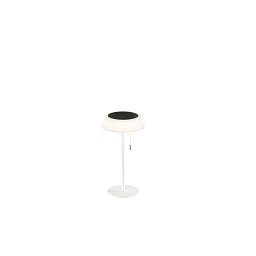Solární stolní lampa Jin (bílá), dobíjecí LED 1,2 W, stmívatelná 3000K, IP54, Ø 17 x 32 cm - FANEUROPE Obrázek pro produkt Solární stolní lampa Jin (bílá), dobíjecí LED 1,2 W, stmívatelná 3000K, IP54, Ø 17 x 32 cm - FANEUROPE