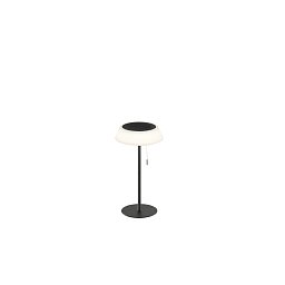 Solární stolní lampa Jin (černá), dobíjecí LED 1,2 W, stmívatelná 3000K, IP54, Ø 17 x 32 cm - FANEUROPE Obrázek pro produkt Solární stolní lampa Jin (černá), dobíjecí LED 1,2 W, stmívatelná 3000K, IP54, Ø 17 x 32 cm - FANEUROPE