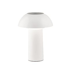 Nabíjecí svítidlo LAMPADA dobíjecí LED MYKES bílá polykarbonát 4,5 W 300 lm CCT stmívatelné 21x16x16 cm - FANEUROPE Obrázek pro produkt Nabíjecí svítidlo LAMPADA dobíjecí LED MYKES bílá polykarbonát 4,5 W 300 lm CCT stmívatelné 21x16x16 cm - FANEUROPE