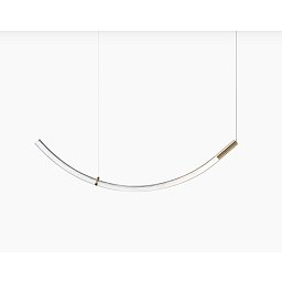 Závěsné svítidlo FLARE curved C zlaté bez rozety DALI - BOMMA Obrázek pro produkt Závěsné svítidlo FLARE curved C zlaté bez rozety DALI - BOMMA