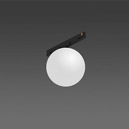 Svítidlo do lišty ALARIK NANO ESFERA 100 černá / opál 6W 3000K DALI - BPM Obrázek pro produkt Svítidlo do lišty ALARIK NANO ESFERA 100 černá / opál 6W 3000K DALI - BPM