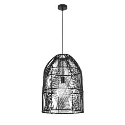 Závěsné svítidlo Ancella, černé, 1 x E27, 40 x 212,5 cm - FANEUROPE Obrázek pro produkt Závěsné svítidlo Ancella, černé, 1 x E27, 40 x 212,5 cm - FANEUROPE