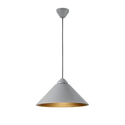 Závěsné svítidlo BigBang, šedé/zlaté, 1 x E27, 49 x 183,5 cm - FANEUROPE Obrázek pro produkt Závěsné svítidlo BigBang, šedé/zlaté, 1 x E27, 49 x 183,5 cm - FANEUROPE
