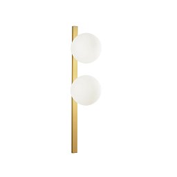 Nástěnné svítidlo Enoire, zlaté, 2 x E14, 14 x 14 x 60 cm - FANEUROPE Obrázek pro produkt Nástěnné svítidlo Enoire, zlaté, 2 x E14, 14 x 14 x 60 cm - FANEUROPE