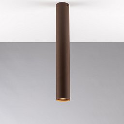 Stropní svítidlo Fluke, kruhové, corten, 1 x GU10, 5,5 x 5,5 x 40 cm - FANEUROPE Obrázek pro produkt Stropní svítidlo Fluke, kruhové, corten, 1 x GU10, 5,5 x 5,5 x 40 cm - FANEUROPE
