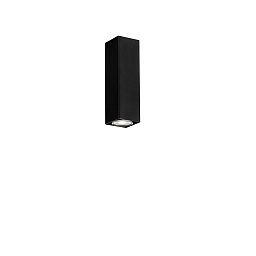 Stropní svítidlo Fluke, hranaté, černé, 1 x GU10, 6 x 6 x 20 cm - FANEUROPE Obrázek pro produkt Stropní svítidlo Fluke, hranaté, černé, 1 x GU10, 6 x 6 x 20 cm - FANEUROPE