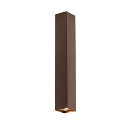 Stropní svítidlo Fluke, hranaté, corten, 1 x GU10, 6 x 6 x 40 cm - FANEUROPE Obrázek pro produkt Stropní svítidlo Fluke, hranaté, corten, 1 x GU10, 6 x 6 x 40 cm - FANEUROPE