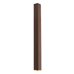 Stropní svítidlo Fluke, hranaté, corten, 1 x GU10, 6 x 6 x 75 cm - FANEUROPE Obrázek pro produkt Stropní svítidlo Fluke, hranaté, corten, 1 x GU10, 6 x 6 x 75 cm - FANEUROPE