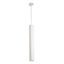 Závěsné svítidlo Fluke, hranaté, bílé, 1 x GU10, 6 x 6 x 60 cm - FANEUROPE Obrázek pro produkt Závěsné svítidlo Fluke, hranaté, bílé, 1 x GU10, 6 x 6 x 60 cm - FANEUROPE
