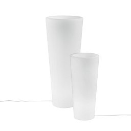 Světelná váza da Giardino Geco, bílá, 1 x E27, IP65, výška 90 cm, průměr 38 cm, kabel 250 cm - FANEUROPE Obrázek pro produkt Světelná váza da Giardino Geco, bílá, 1 x E27, IP65, výška 90 cm, průměr 38 cm, kabel 250 cm - FANEUROPE