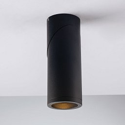 Stropní svítidlo Genesis, GU10, černé, průměr 6 cm, hloubka 15,5 cm - FANEUROPE Obrázek pro produkt Stropní svítidlo Genesis, GU10, černé, průměr 6 cm, hloubka 15,5 cm - FANEUROPE