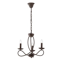 Závěsné svítidlo Ginevra, cortenové, 3 x E14, 48 x 120 cm - FANEUROPE Obrázek pro produkt Závěsné svítidlo Ginevra, cortenové, 3 x E14, 48 x 120 cm - FANEUROPE