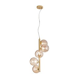 Závěsné svítidlo Honey, zlaté, 5 x G9, 36,1 x 60,4 x 183 cm - FANEUROPE Obrázek pro produkt Závěsné svítidlo Honey, zlaté, 5 x G9, 36,1 x 60,4 x 183 cm - FANEUROPE