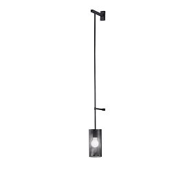 Nástěnné svítidlo King, černé, 1 x E27, 10 x 18 x 120 cm - FANEUROPE Obrázek pro produkt Nástěnné svítidlo King, černé, 1 x E27, 10 x 18 x 120 cm - FANEUROPE