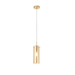 Závěsné svítidlo Magic, zlatá/jantar, 1 x E27, 10 x 150 cm - FANEUROPE Obrázek pro produkt Závěsné svítidlo Magic, zlatá/jantar, 1 x E27, 10 x 150 cm - FANEUROPE