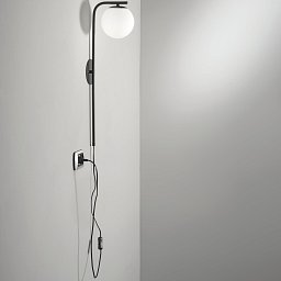 Nástěnné svítidlo ODISSEO, černá, 1 x E14, 15 x 15 x 65,5 cm - FANEUROPE Obrázek pro produkt Nástěnné svítidlo ODISSEO, černá, 1 x E14, 15 x 15 x 65,5 cm - FANEUROPE