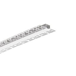 Hliníkový profil BEND, stříbrný, 200 x 5,5 x 1,45 cm - FANEUROPE Obrázek pro produkt Hliníkový profil BEND, stříbrný, 200 x 5,5 x 1,45 cm - FANEUROPE