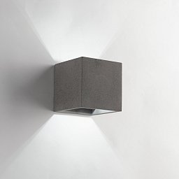 Nástěnné svítidlo Rubik betonové, patice G9, 11,5 x 11,5 x 11,5 cm - FANEUROPE Obrázek pro produkt Nástěnné svítidlo Rubik betonové, patice G9, 11,5 x 11,5 x 11,5 cm - FANEUROPE