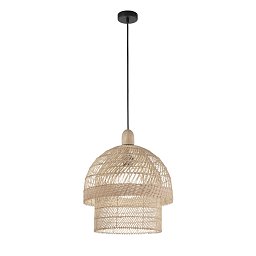 Závěsné svítidlo SIBILLA dřevo, 1xE27, 40 x 40 x 192,5 cm - FANEUROPE Obrázek pro produkt Závěsné svítidlo SIBILLA dřevo, 1xE27, 40 x 40 x 192,5 cm - FANEUROPE