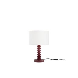 Stolní lampa Sultan (červená + samet) kov + samet, 1 x E27, 15 W; lampa pr. 30 x 20 cm, konstrukce 30 x 30 x 45,5 cm - FANEUROPE Obrázek pro produkt Stolní lampa Sultan (červená + samet) kov + samet, 1 x E27, 15 W; lampa pr. 30 x 20 cm, konstrukce 30 x 30 x 45,5 cm - FANEUROPE