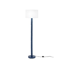 Stojací lampa Sultan (modrá + samet) kov + samet, 1 x E27, 15 W; lampa pr. 40 x 20 cm, konstrukce 40 x 158 cm - FANEUROPE Obrázek pro produkt Stojací lampa Sultan (modrá + samet) kov + samet, 1 x E27, 15 W; lampa pr. 40 x 20 cm, konstrukce 40 x 158 cm - FANEUROPE